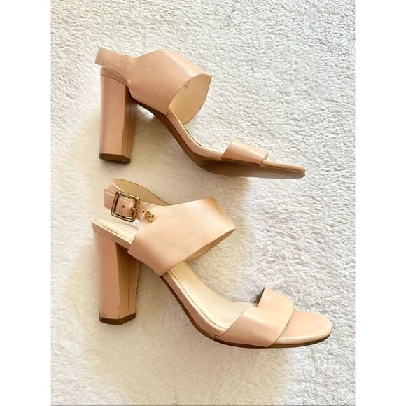 Cole Haan Octavia Sandal - Canyon Rose Leather Light Pink Heels - 7 - Picture 2 of 12